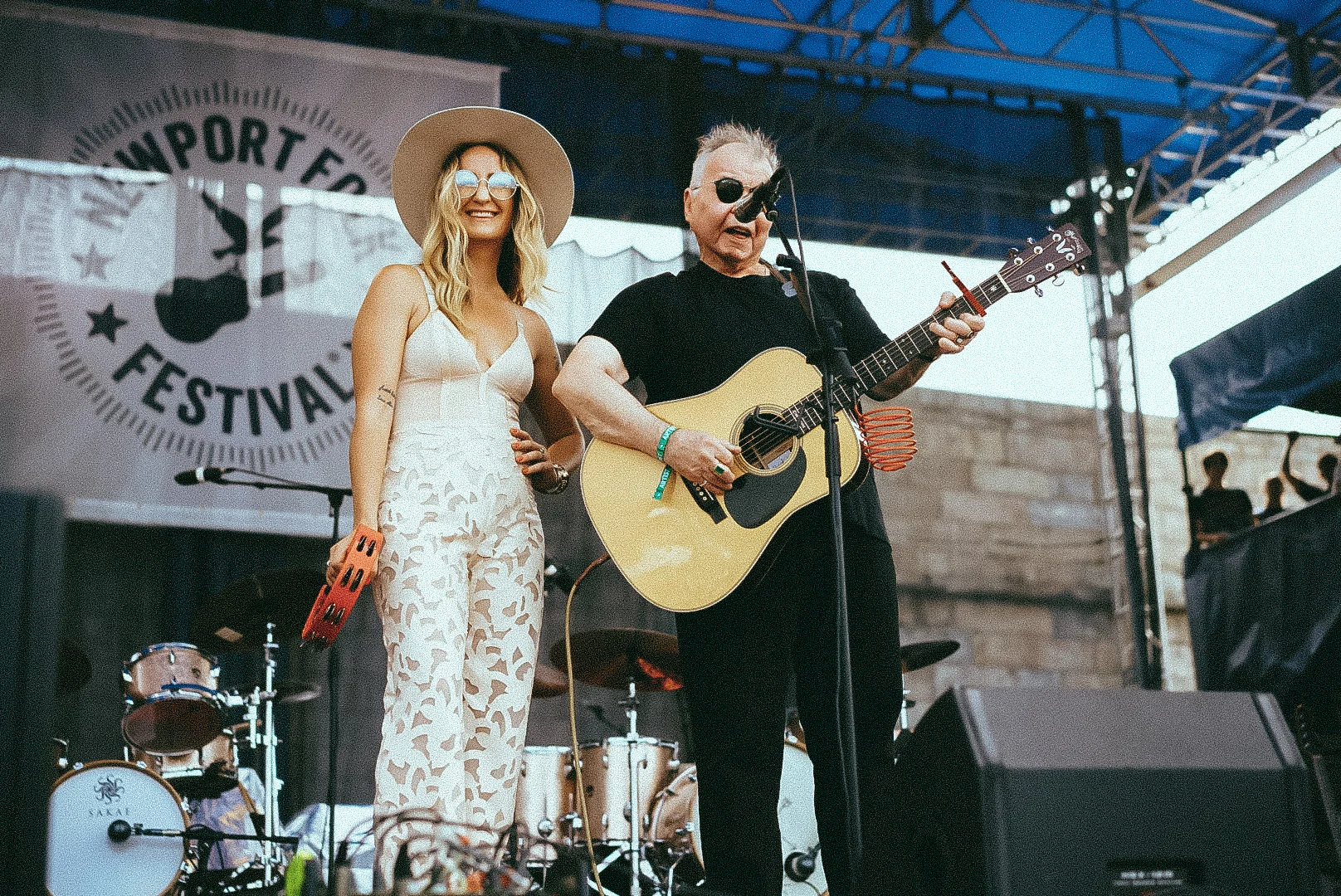 Margo Price and John Prine, photo by Cal Quinn