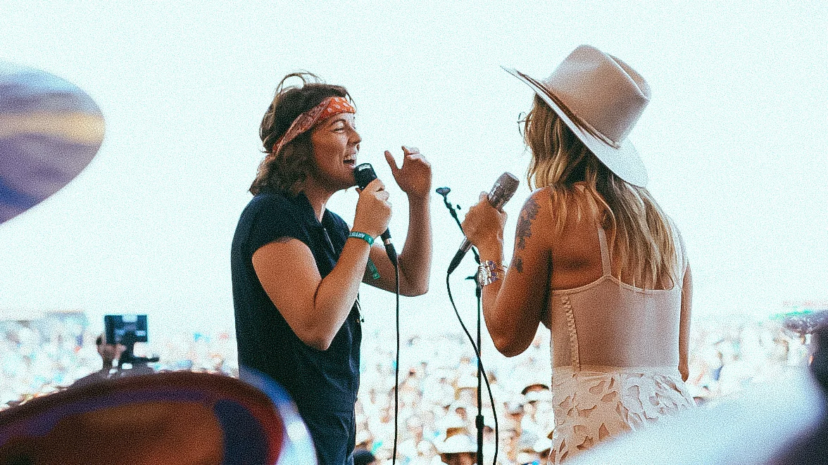 Brandi Carlile and Margo Price, photo by Cal Quinn