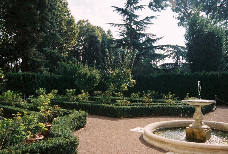 Charming architectural details and restaurants of the Trastevere neighborhood of Rome