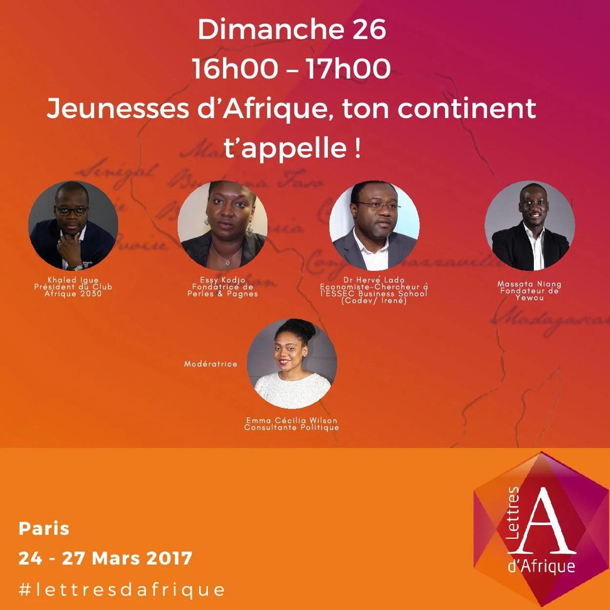 Pavillon des lettres d'Afrique 2016