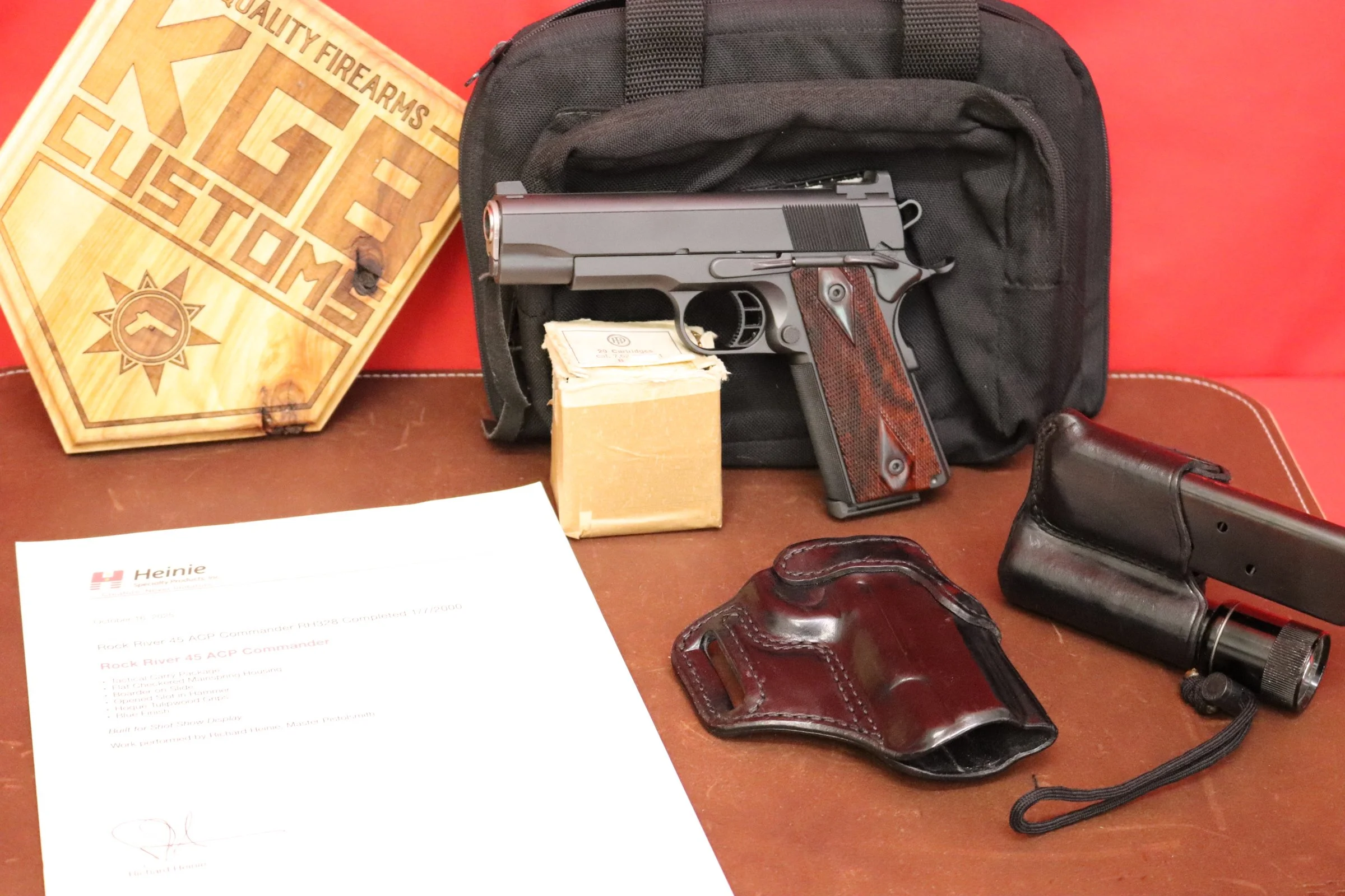 Richard Heinie Full House Tactical Carry Custom 1911 -- RRA