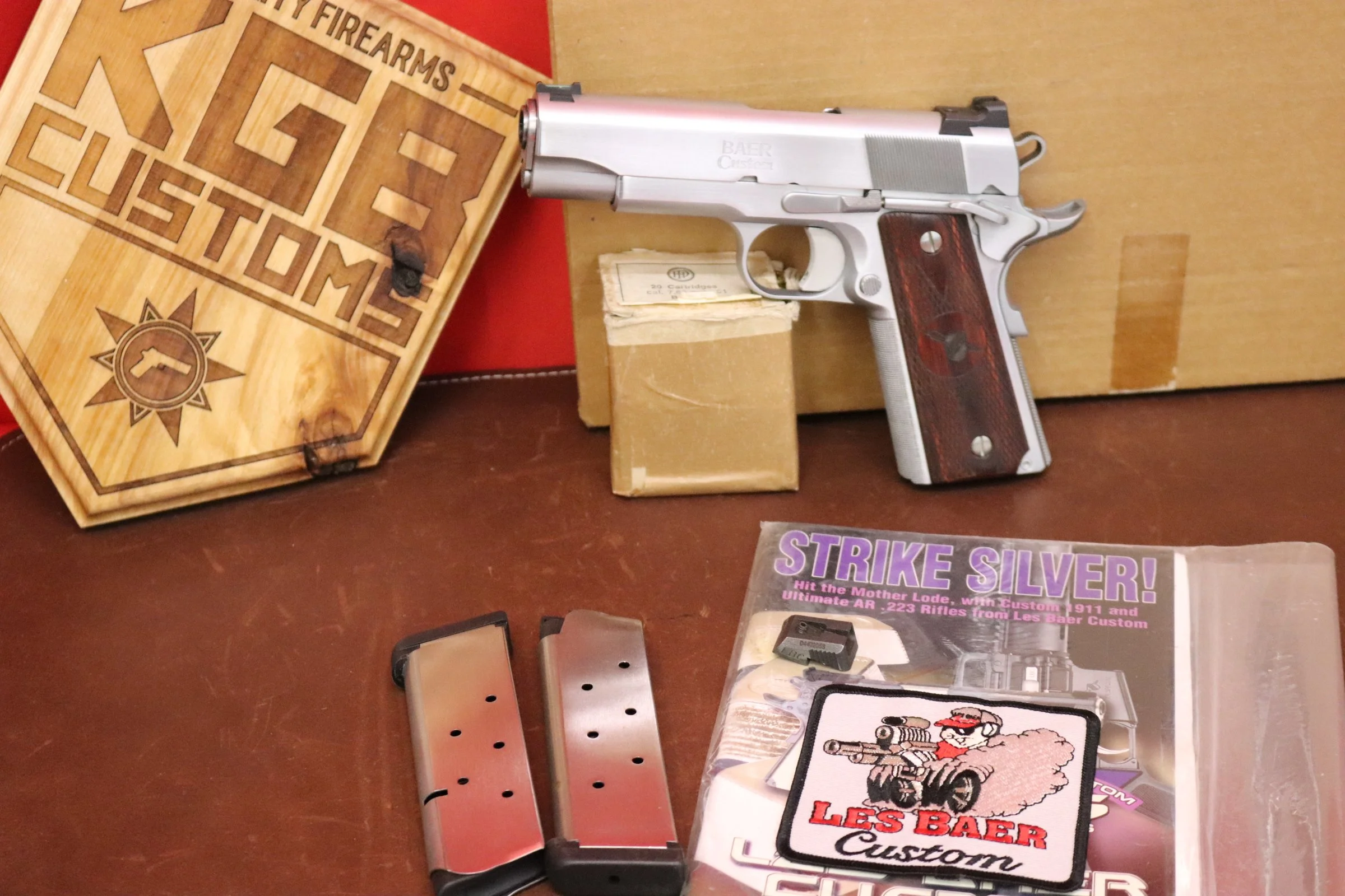 BARRACE バラーシ　Windows 95以降 Les Baer Thunder Ranch Commanche Hardchrome -- 45 ACP — KGB Customs