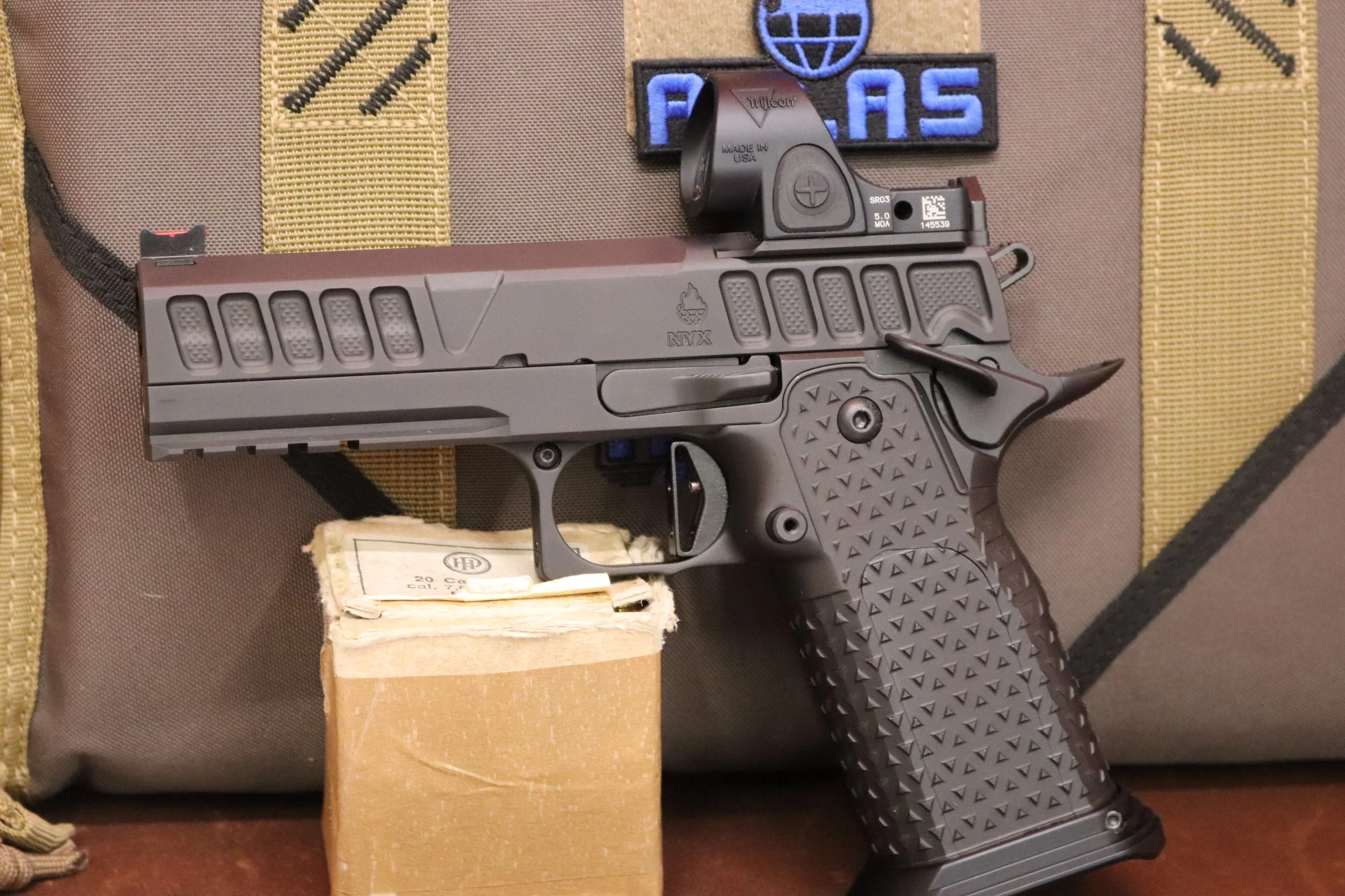 Atlas Gunworks NYX -- Commander 2011 -- Trijicon SRO -- 9mm — KGB