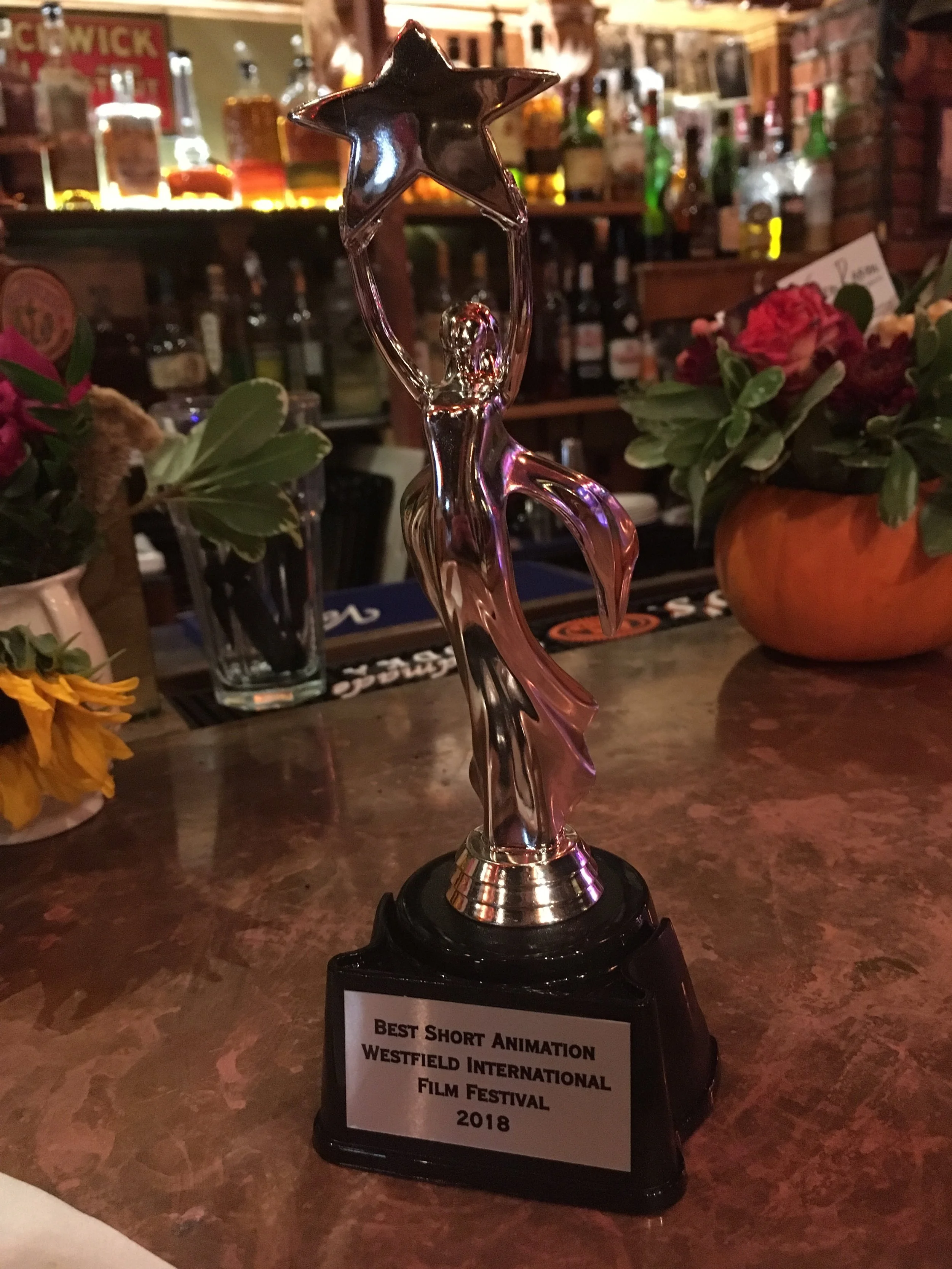 Jim’s Introduction to Gender Identity won Best Short Animation at the Westfield International Film Festival , September 23, 2018