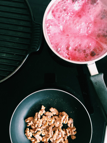 cherry vinaigrette