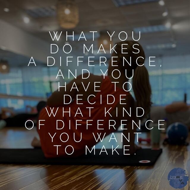It doesn't have to be big. You just have to start. A reminder that one small kind gesture can make a big difference. 💙⁠
.⁠
.⁠
.⁠
#makeadifference #itsuptoyou #monday #newweek #freshstart #mindfulmonday #barrelove #richmondbarre #localstudio #rvabarr
