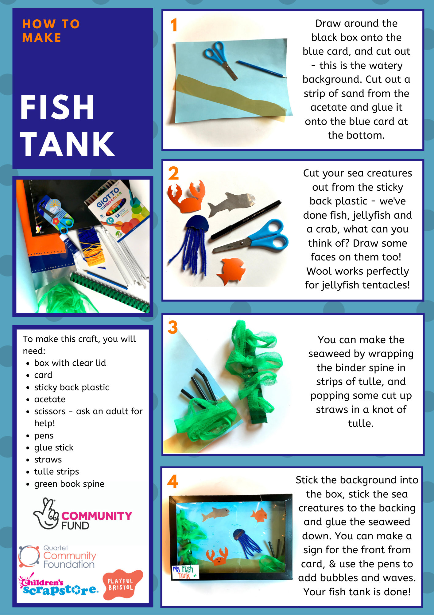 Fish Tank Craft Sheet