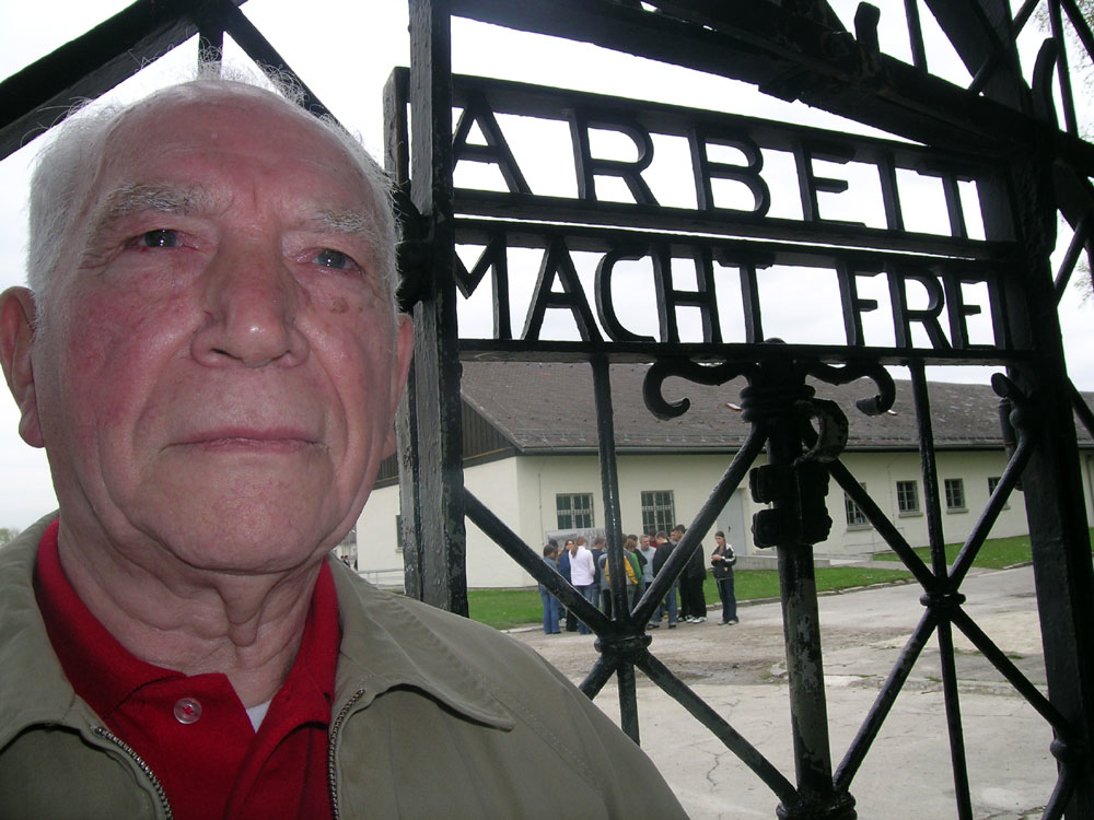 Teddy Dixon at Dachau Concentration Camp.jpeg