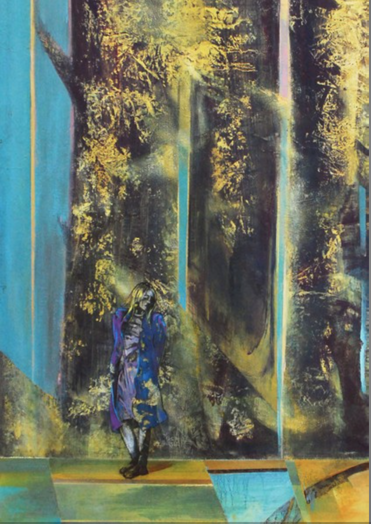 Franck Blady, Es rauschen leis die Wälder, so sternklar war die Nacht, 155 x 120 cm, 2013