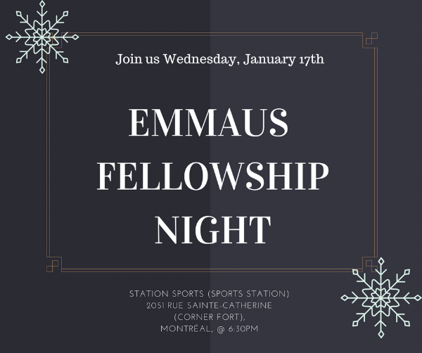 Emmaus Fellowship Night