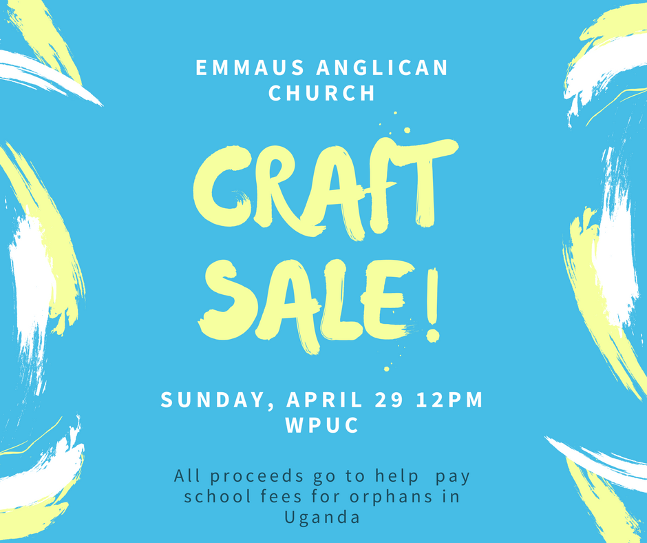 Craft Sale at Emmaus