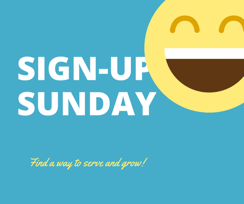 Sign-Up Sunday