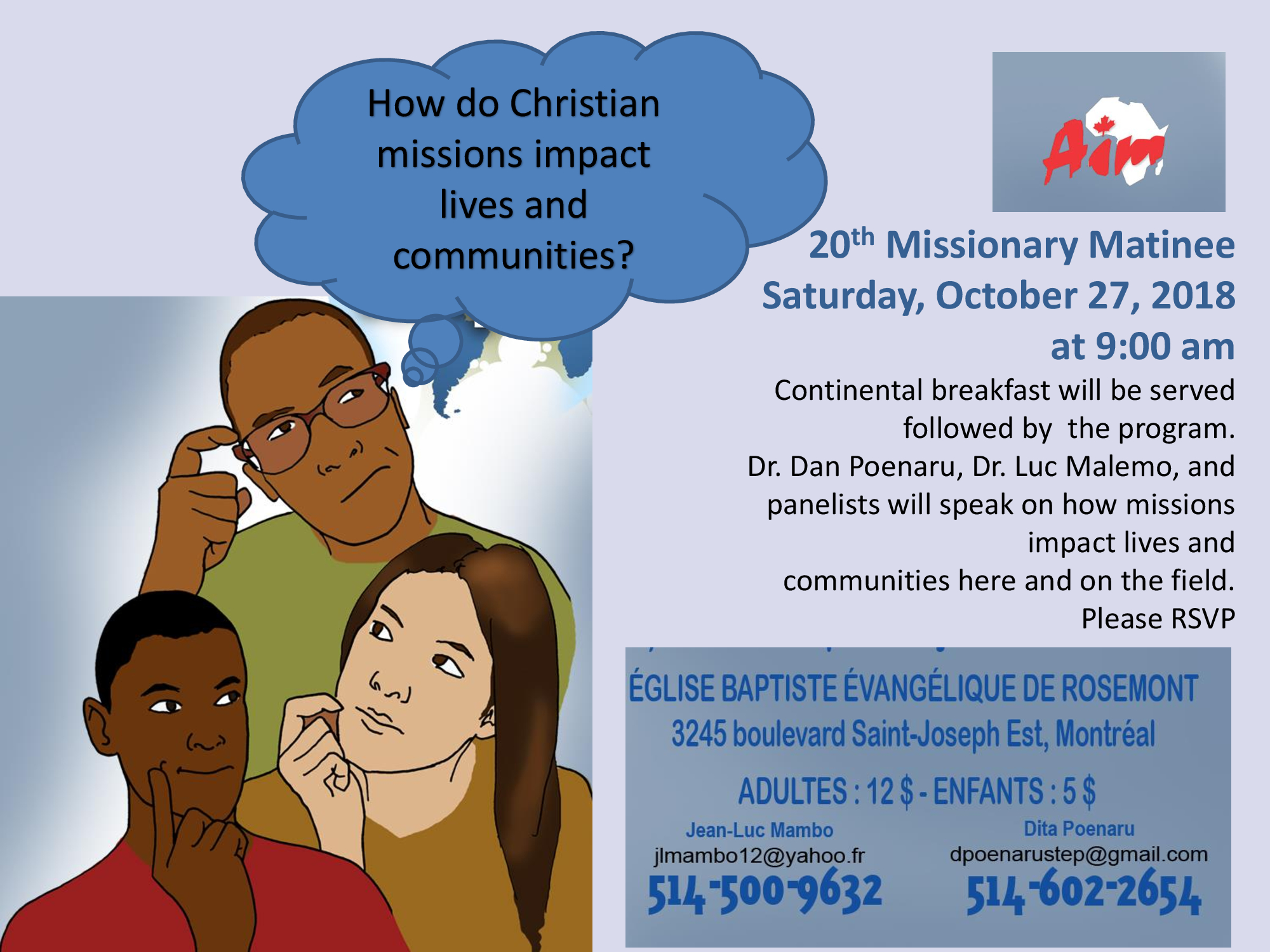 20th Africa Inland Mission Matinee: The Impact of Missions
