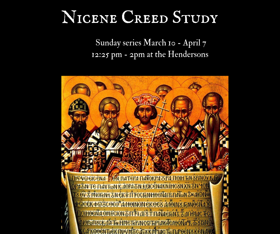 A Lenten Study on the Nicene Creed