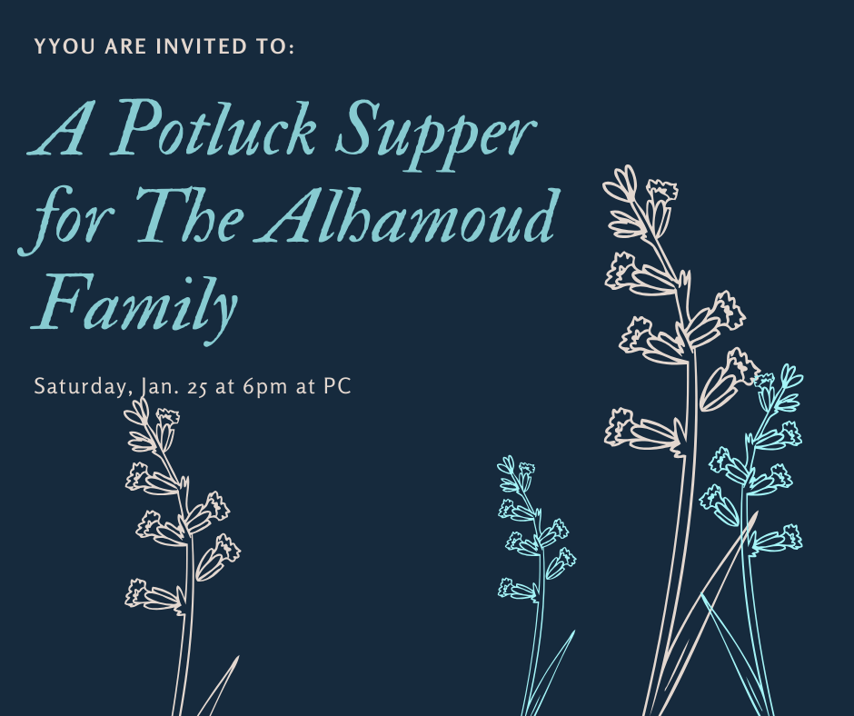 A Potluck Supper for the Alhamoud Family