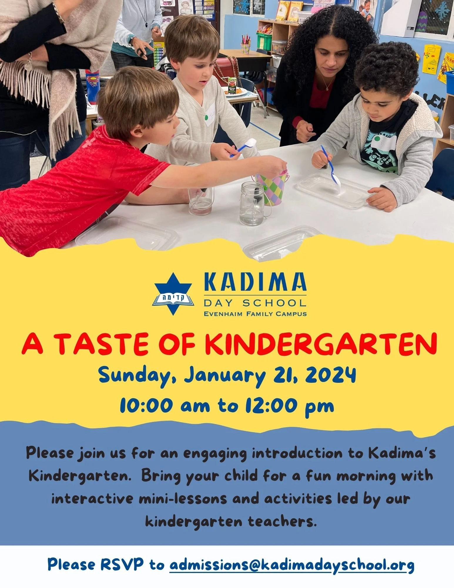 Kadima School Calender — Kadima Day School
