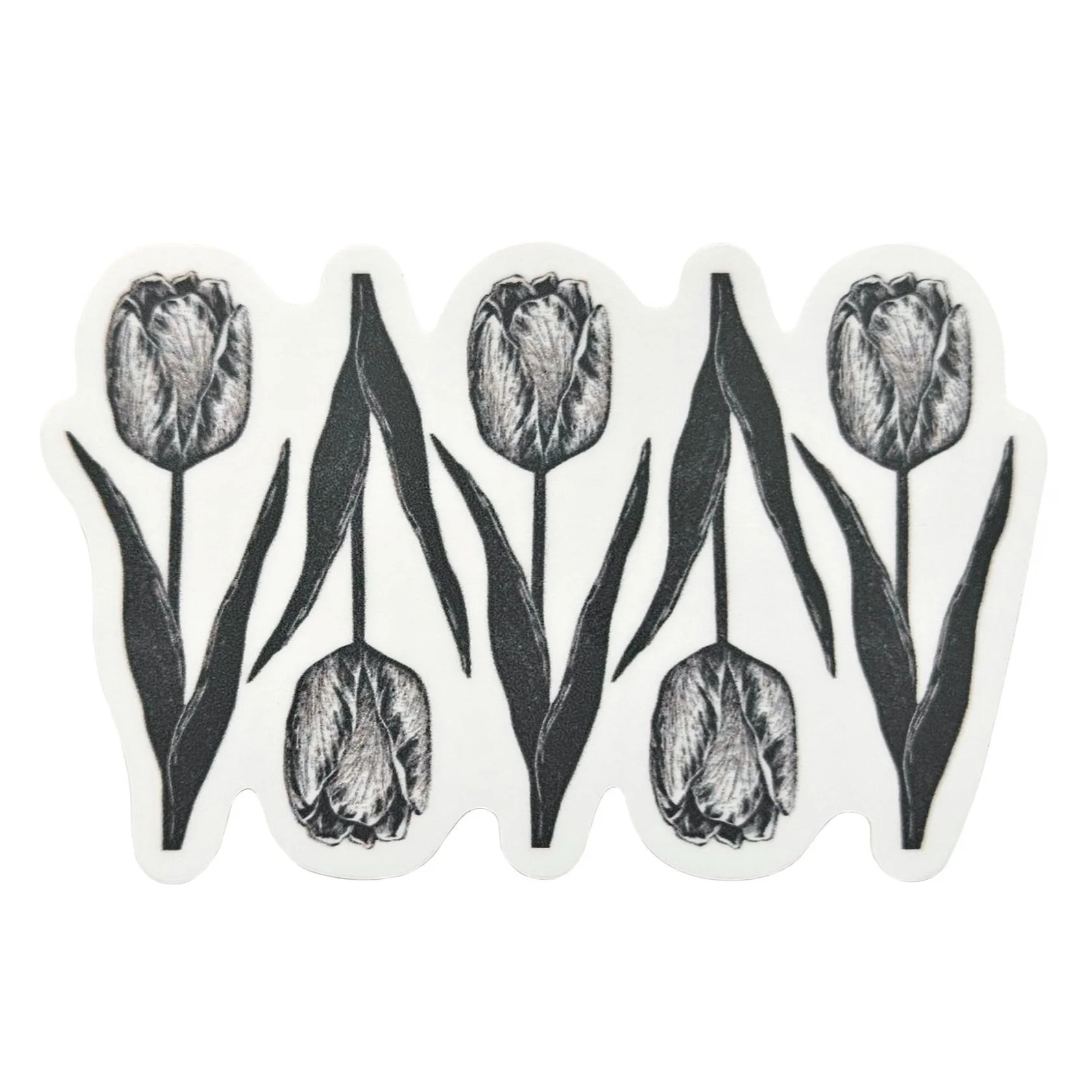 Tulip Pattern Vinyl Sticker