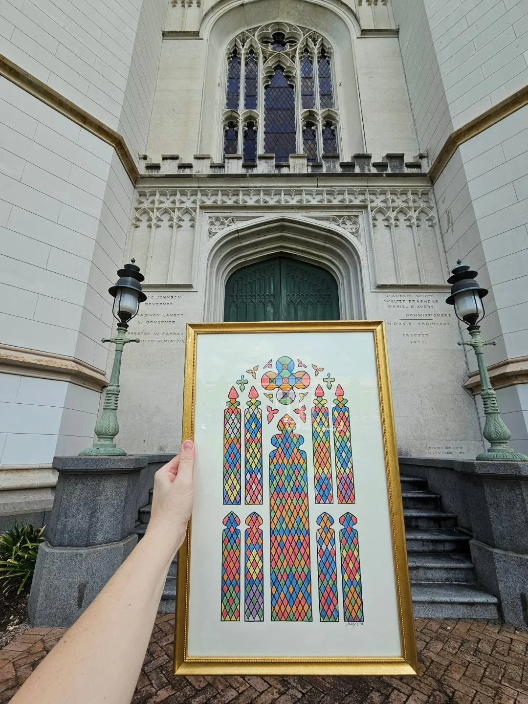 Just dropped off my piece for the upcoming exhibition &quot;Contemporary Views of the Castellated Capitol&quot;!
The opening reception is Thursday, Aug. 21 from 4:30&ndash;7 p.m., celebrating the 175th anniversary of this iconic building&rsquo;s cons