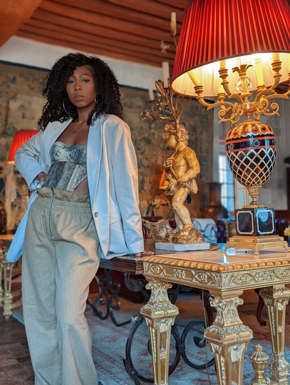 Lenny Wide Leg Pant Sand — Sammy B.