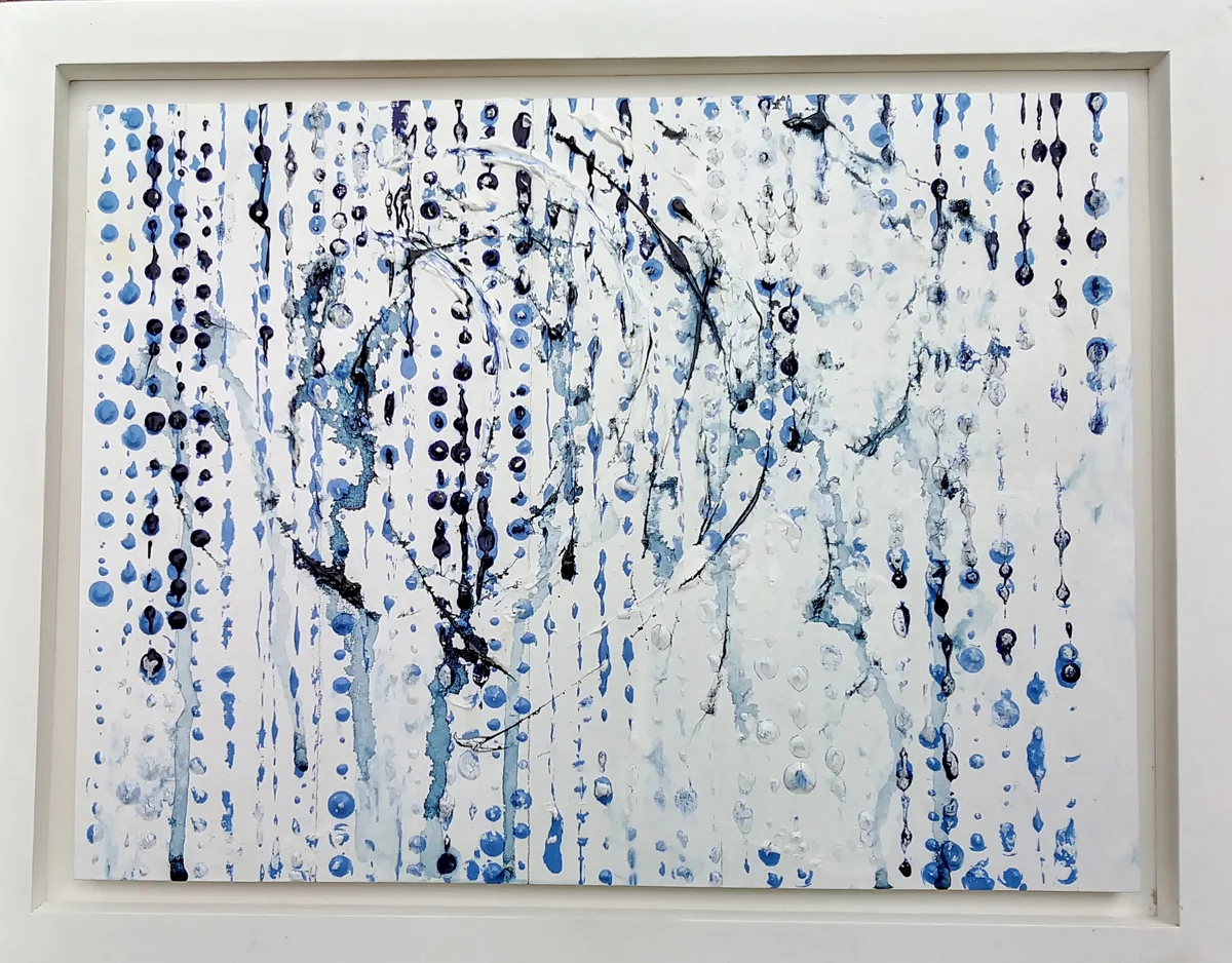 mixed media on panel