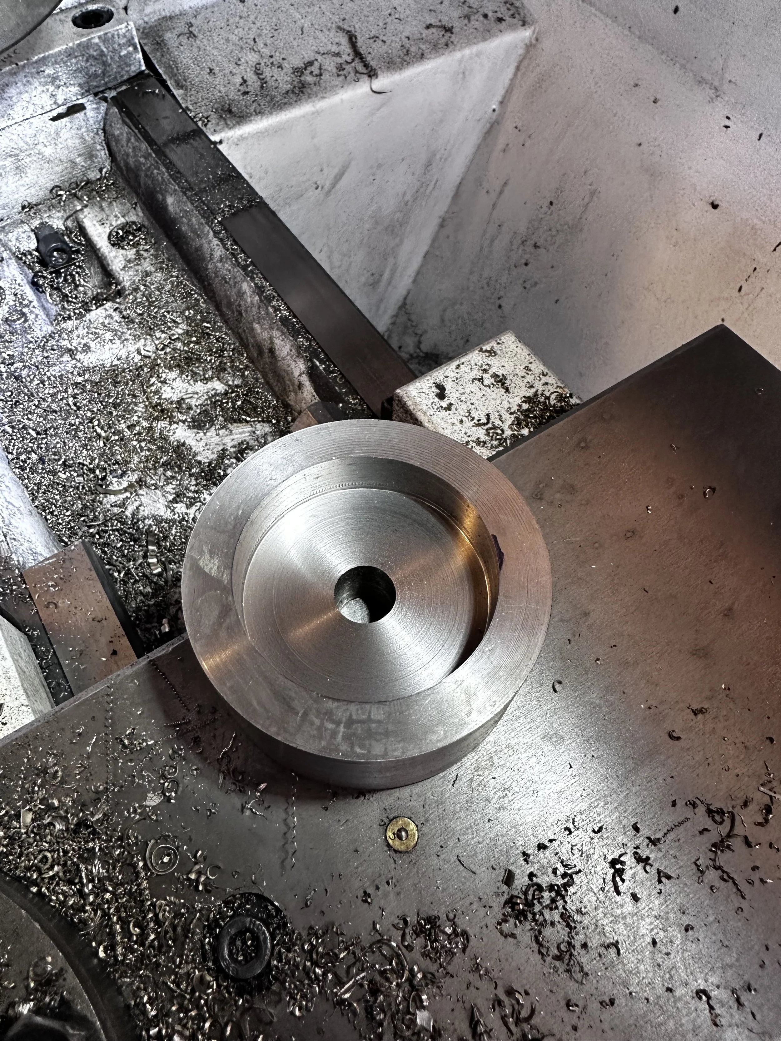 Machining Bearing cups in house at SHAPE