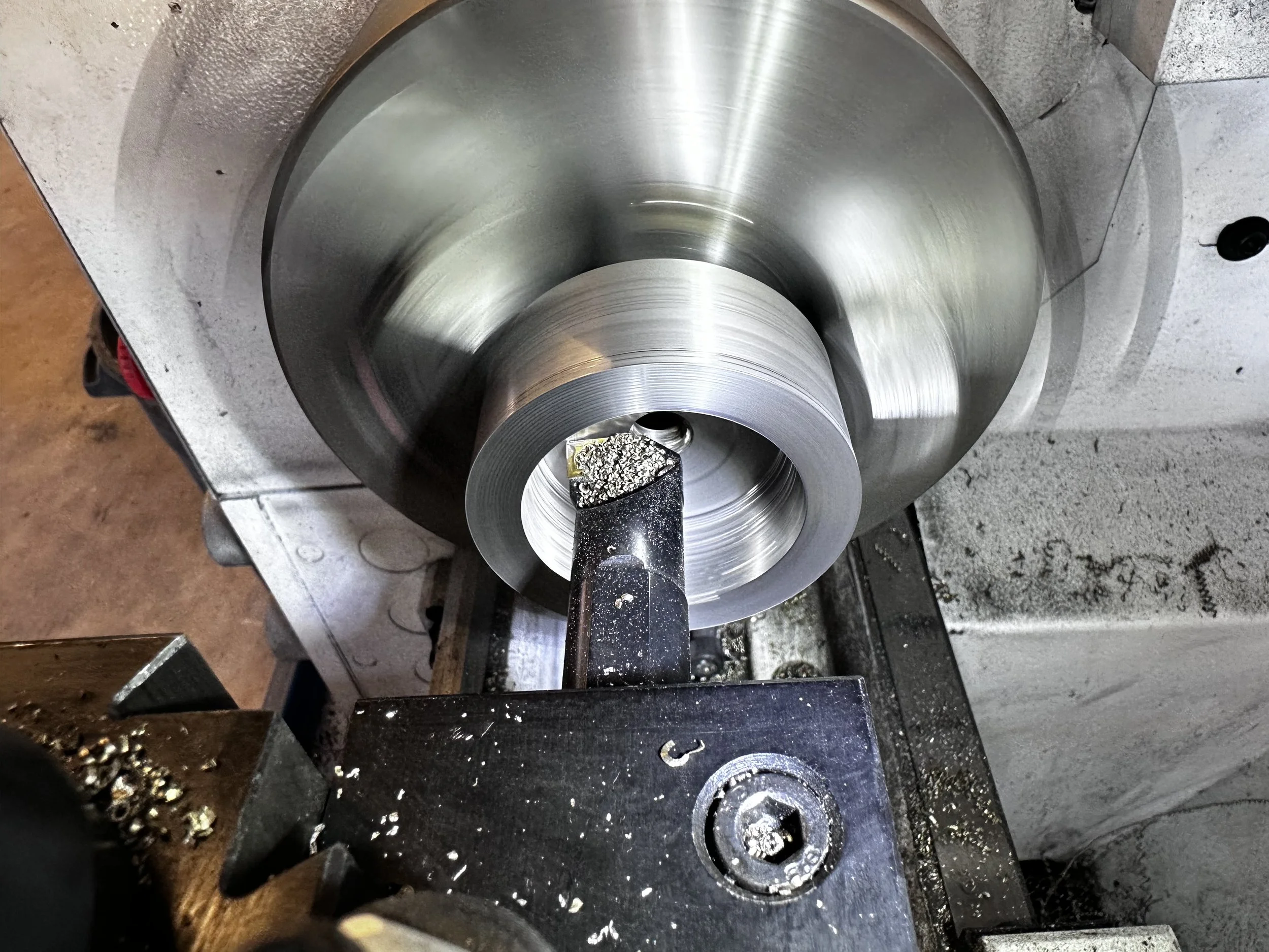 Machining Bearing cups in house at SHAPE