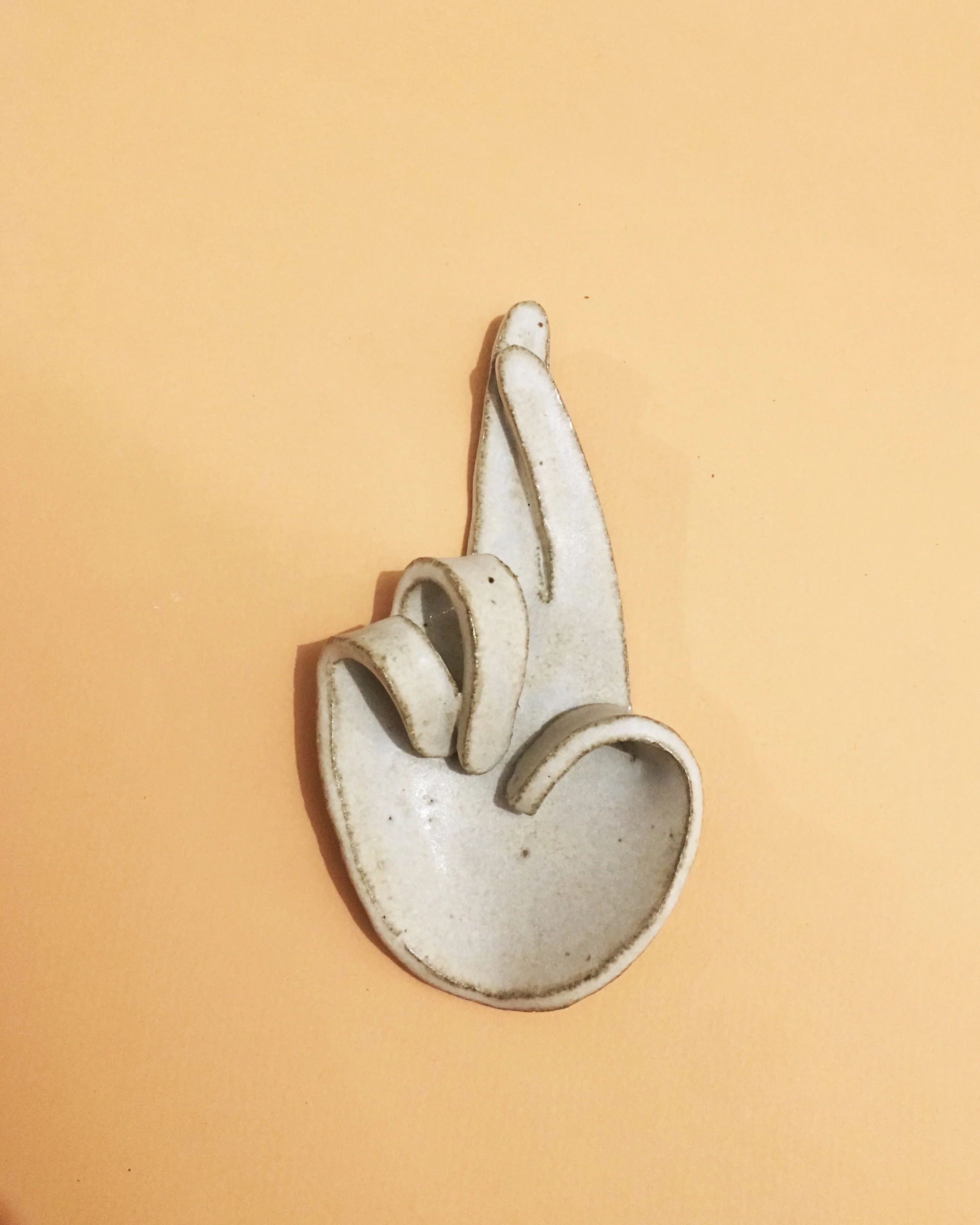 FINGERS CROSSED, MATTE WHITE