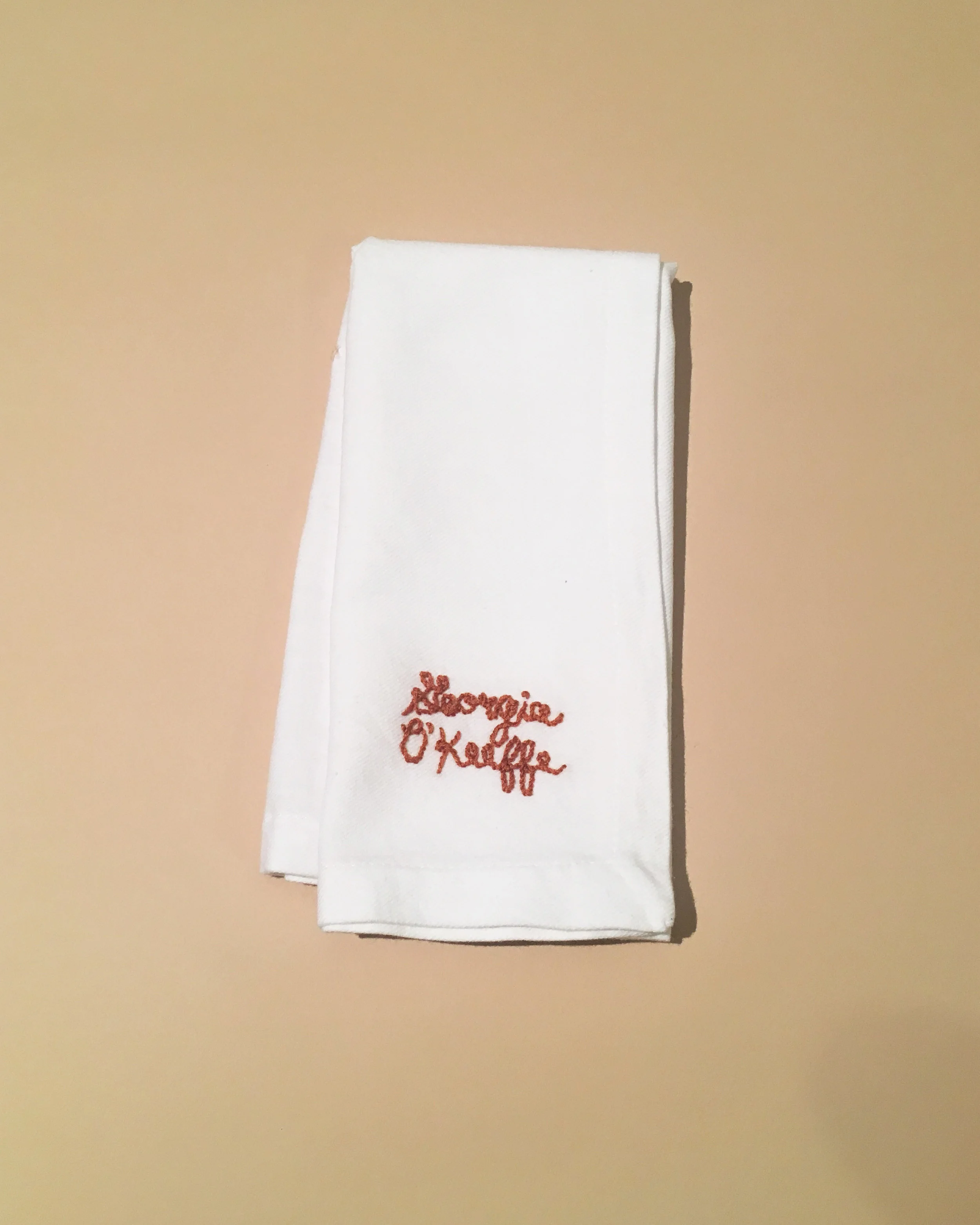 GEORGIA O'KEEFFE, FEMINIST NAPKIN