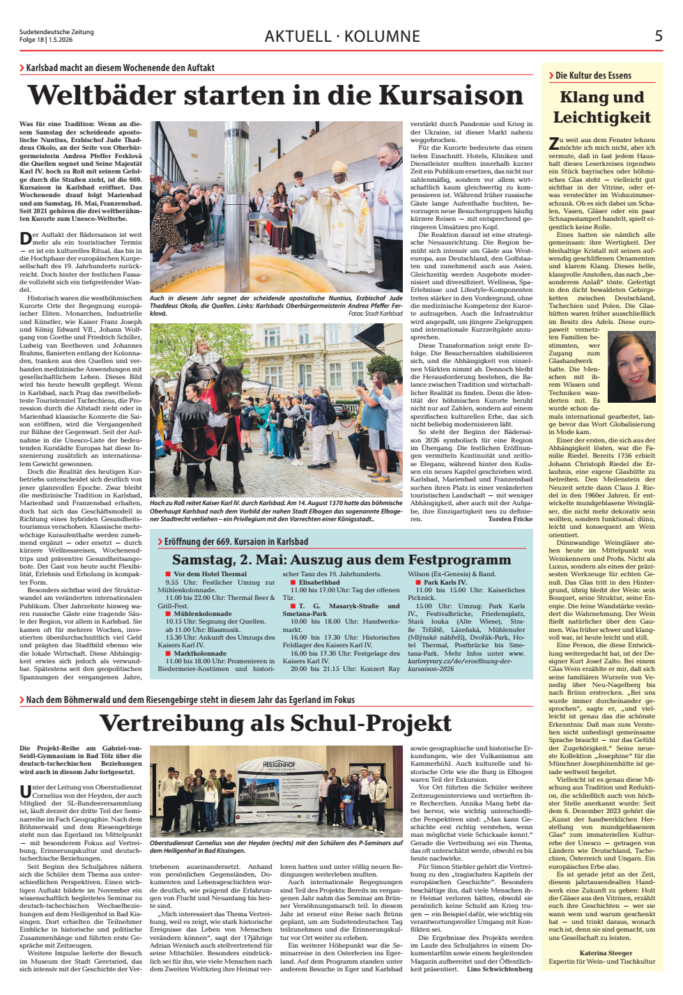 Kolumne Klang der Leichtigkeit