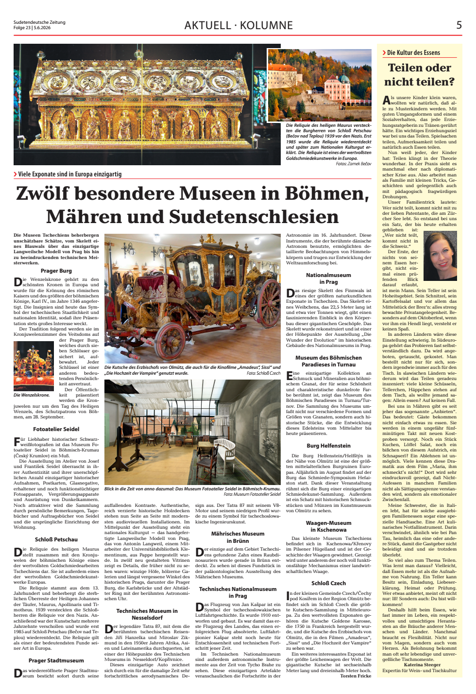 Kolumne Teilen oder nicht teilen?