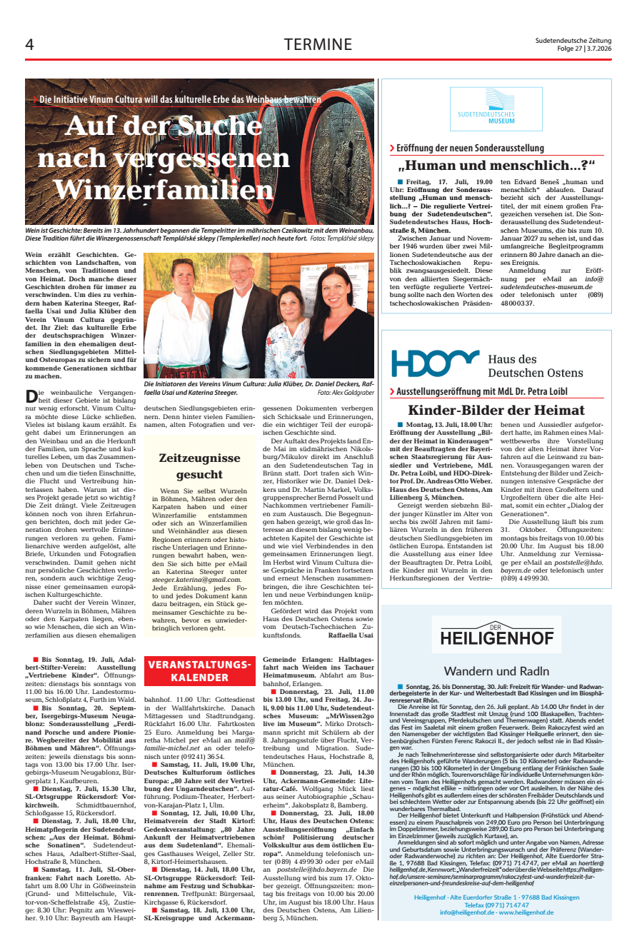 Konferenz Vinum Cultura
