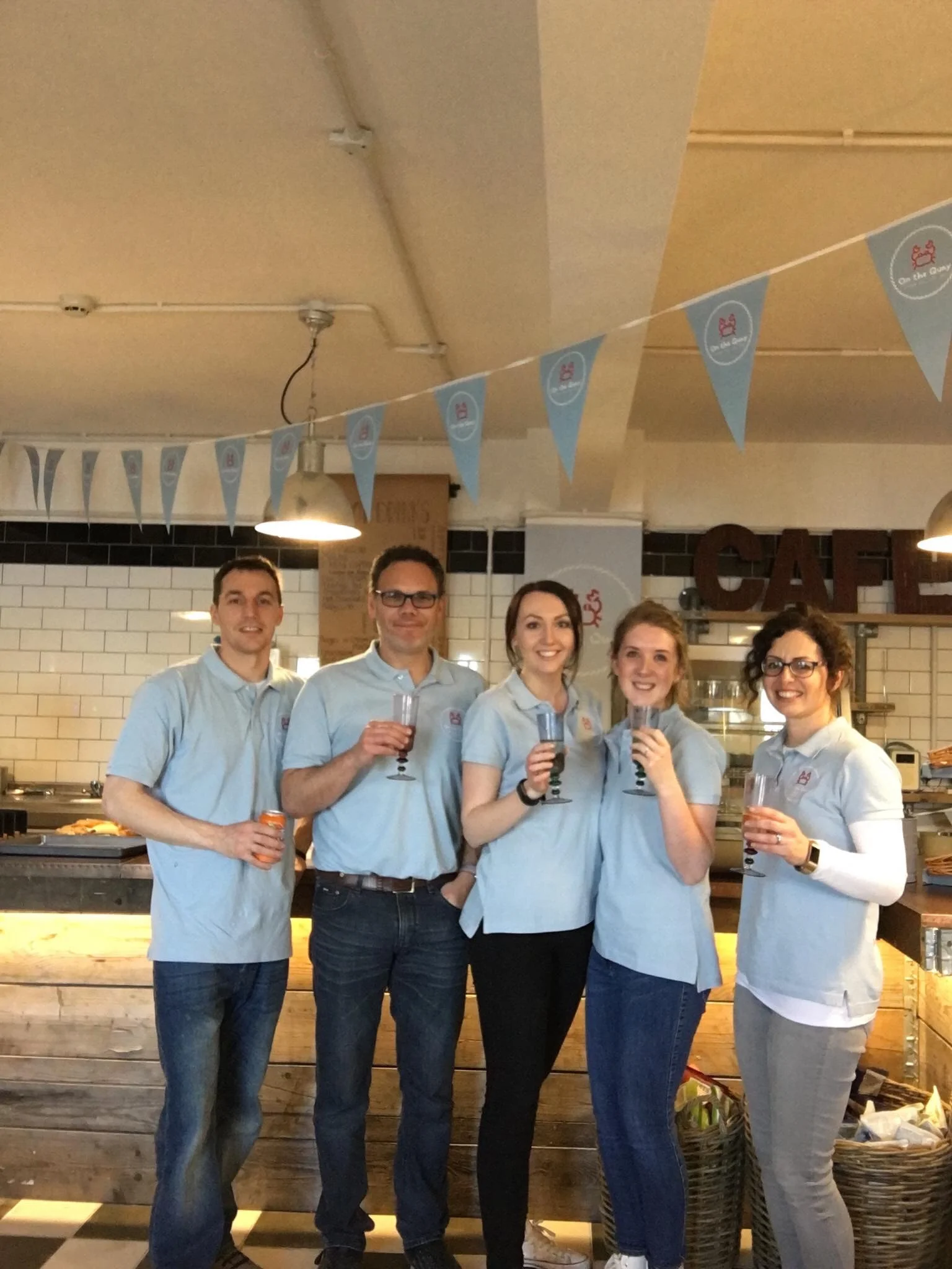 Cafe launch #onthequayios