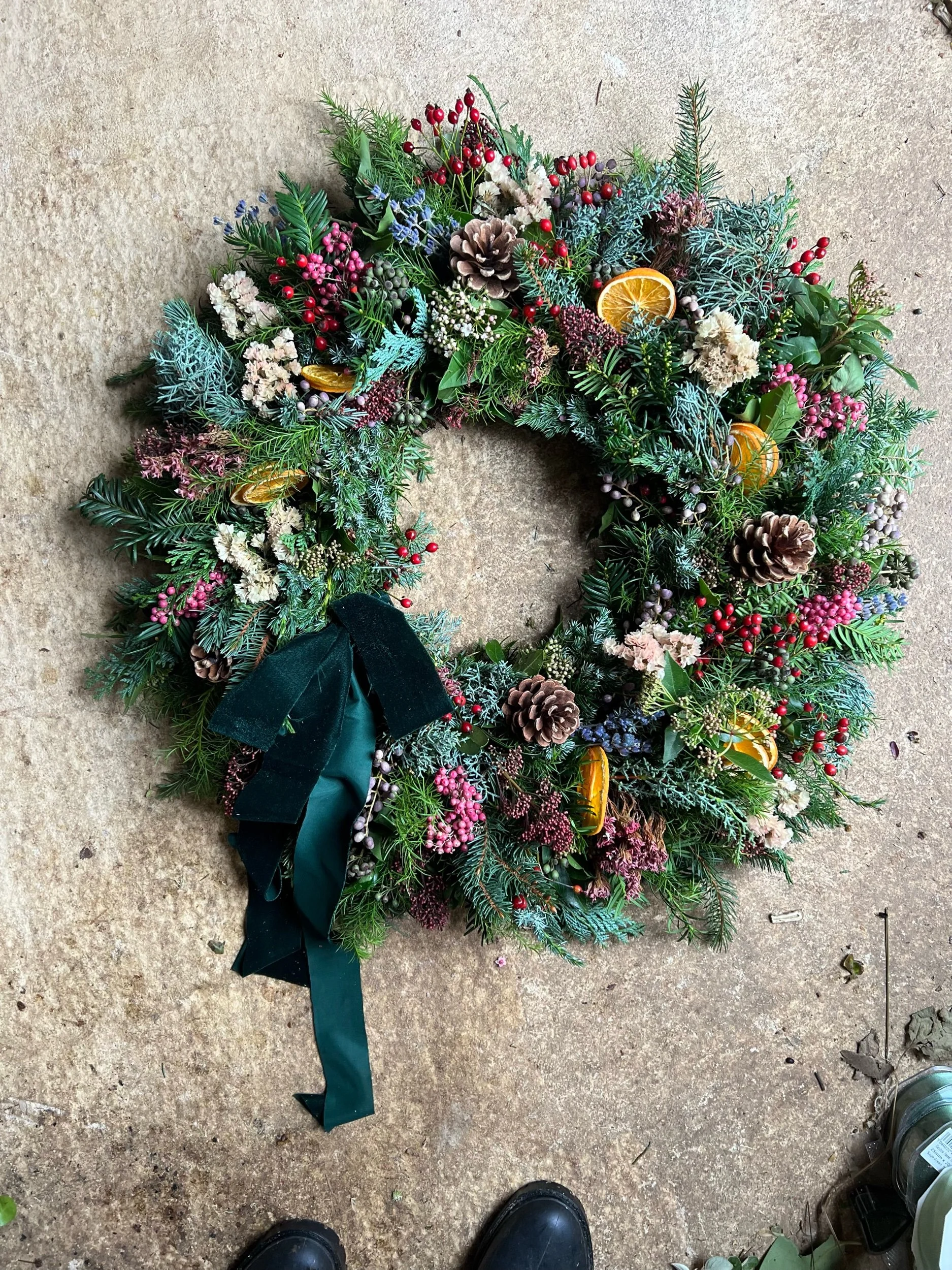 All the Trimmings Christmas wreath