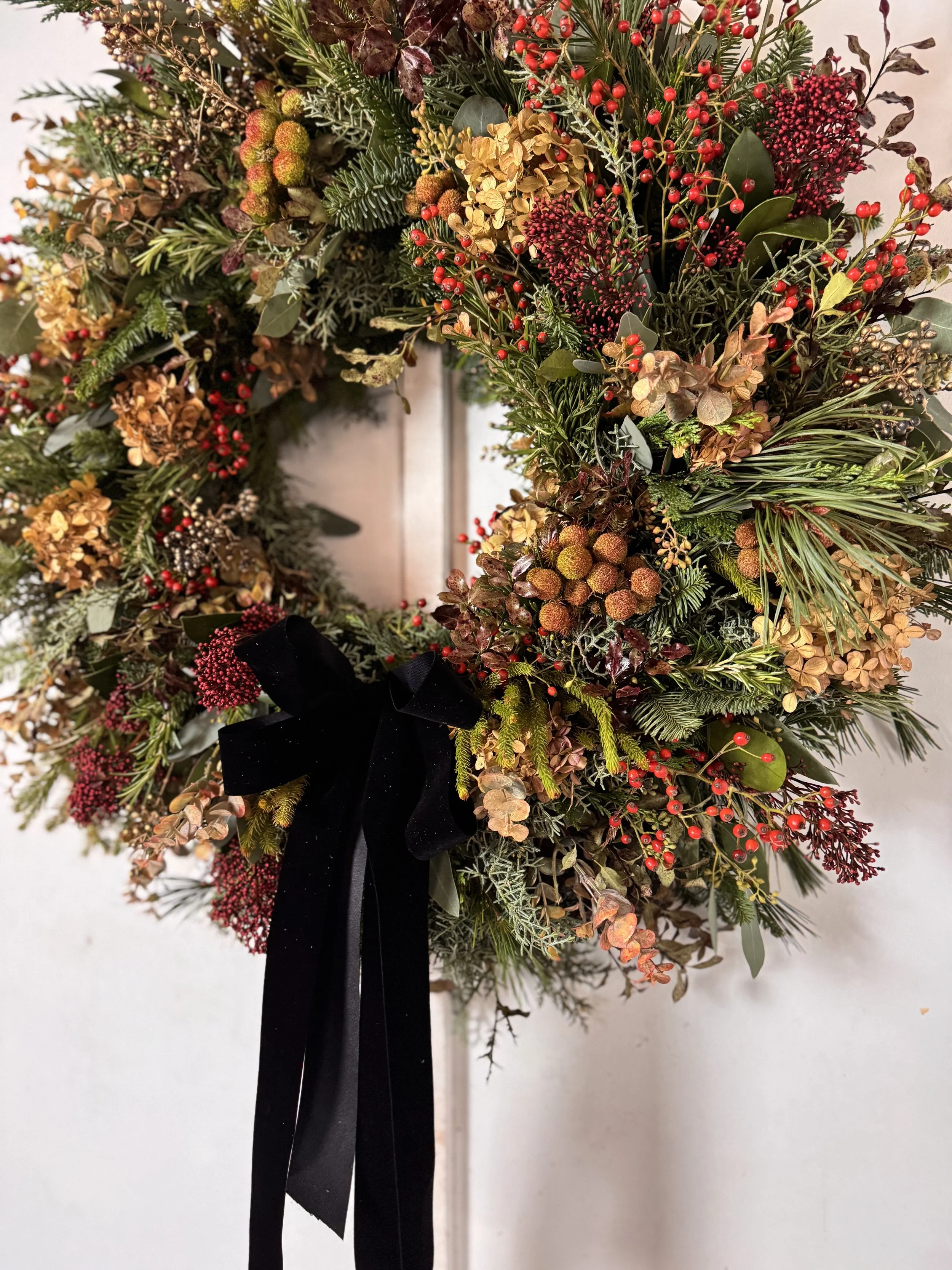 Norfolk Christmas Door wreaths 