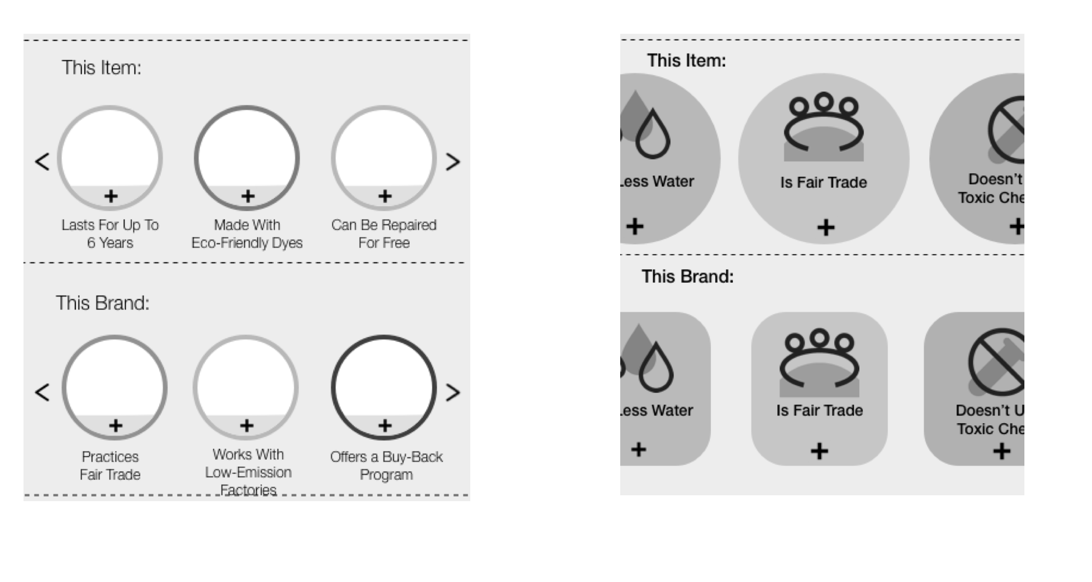 Product Information (Medium Fidelity Iterations)