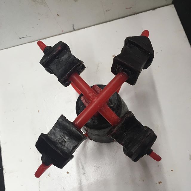 Ticky tacky houses with sprues and vents