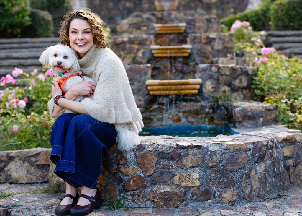 Sara Ouimette LMFT and dog