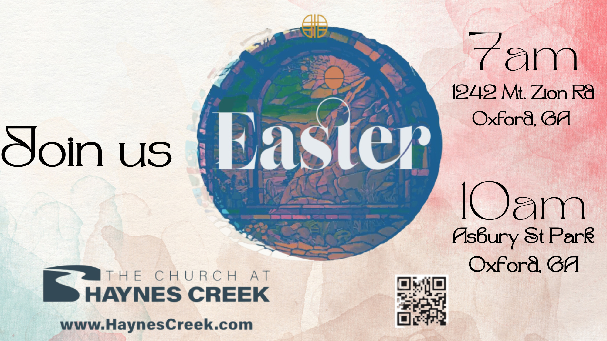 Easter Sunrise Service - 7 AM and 10 AM