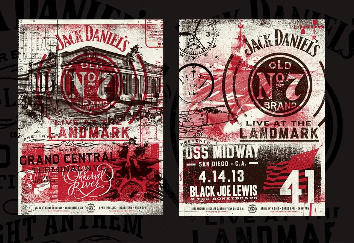 "Five Landmarks, Five Cities, Five Posters, and whole lotta Rock and Roll"