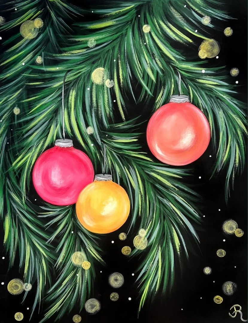 Paint &amp; Sip - Christmas Ornaments