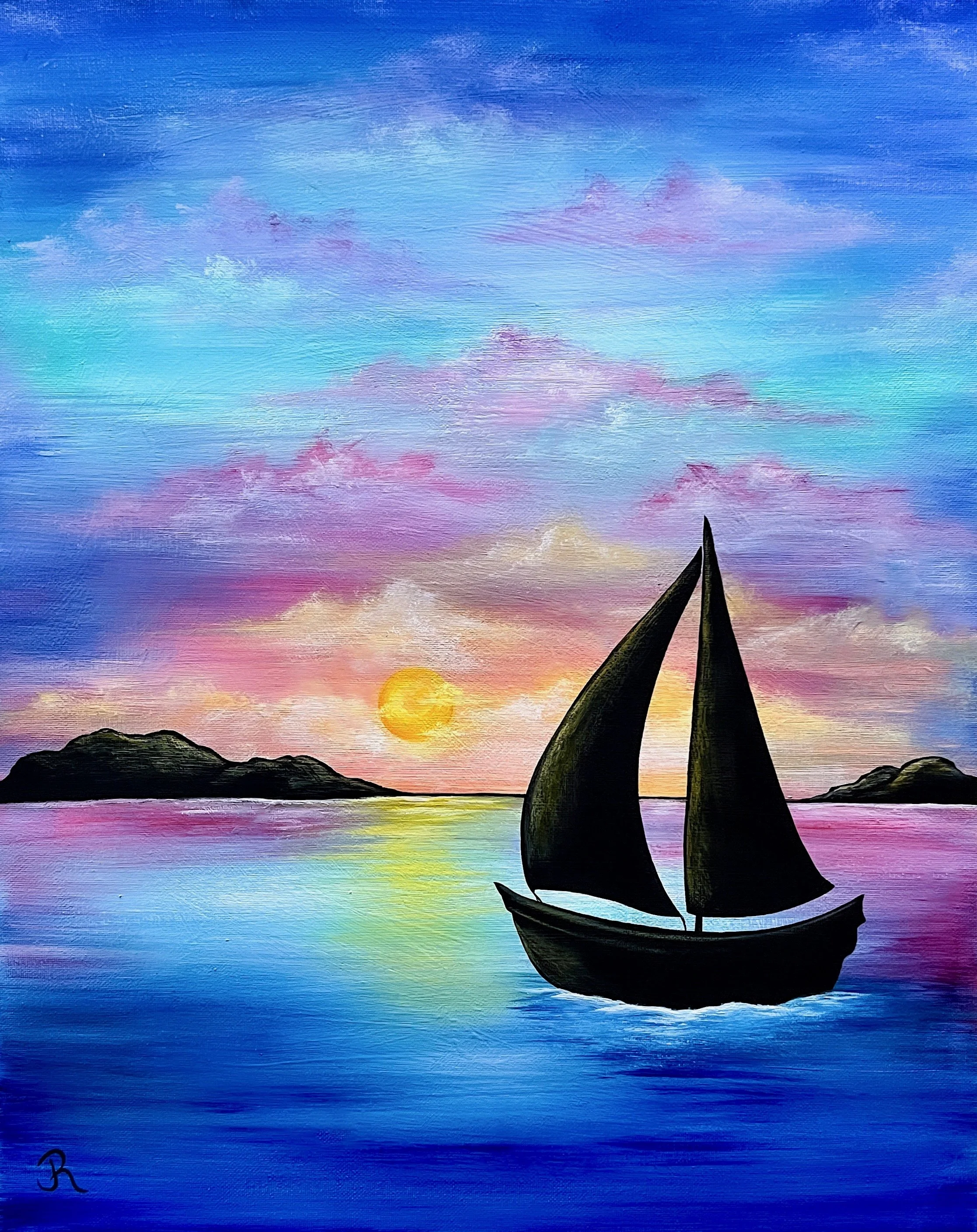 Paint &amp; Sip - Sunset Sailing