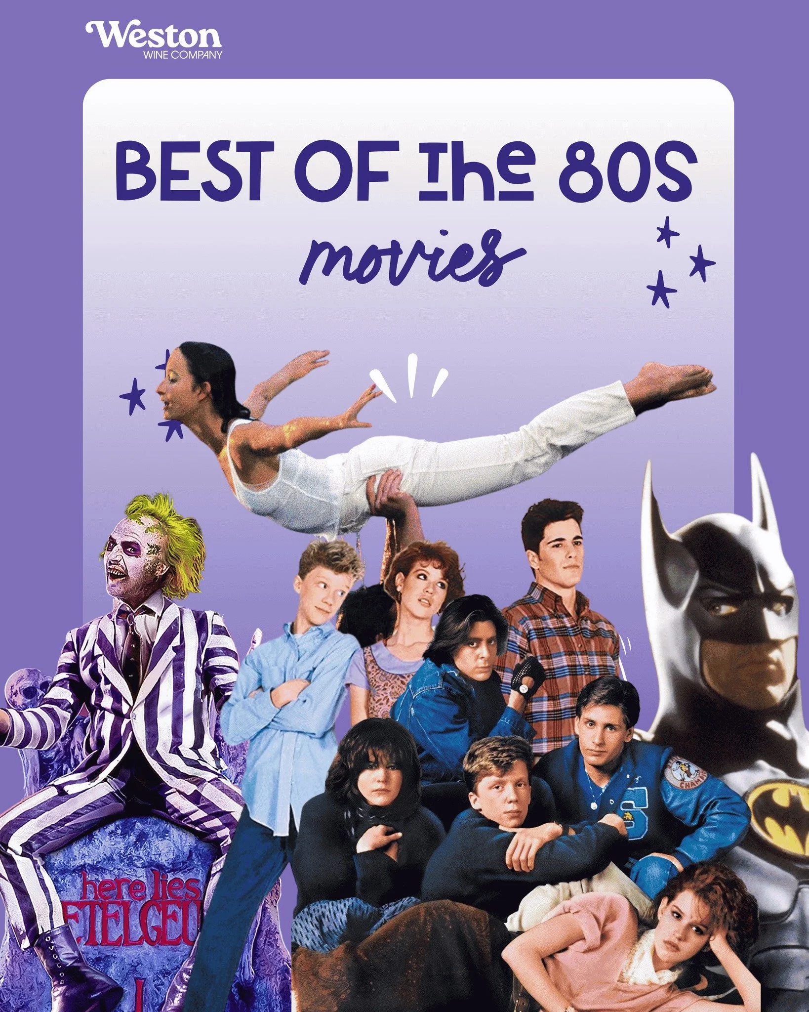 This Friday! Don't miss out on a quiz-tastic celebration of a truly excellent decade of movies. Want to see if your favorite made the trivia cut? Join us here: https://www.westonwinecompany.com/