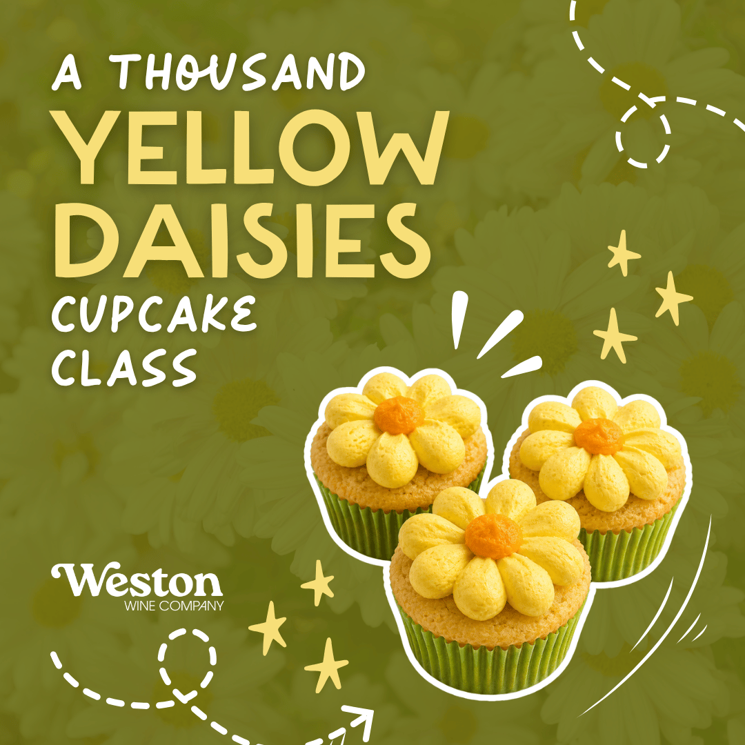 1,000 Yellow Daisies Cupcake Workshop
