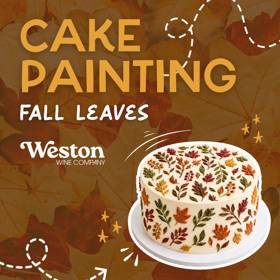 Fall Leaves Cake Painting