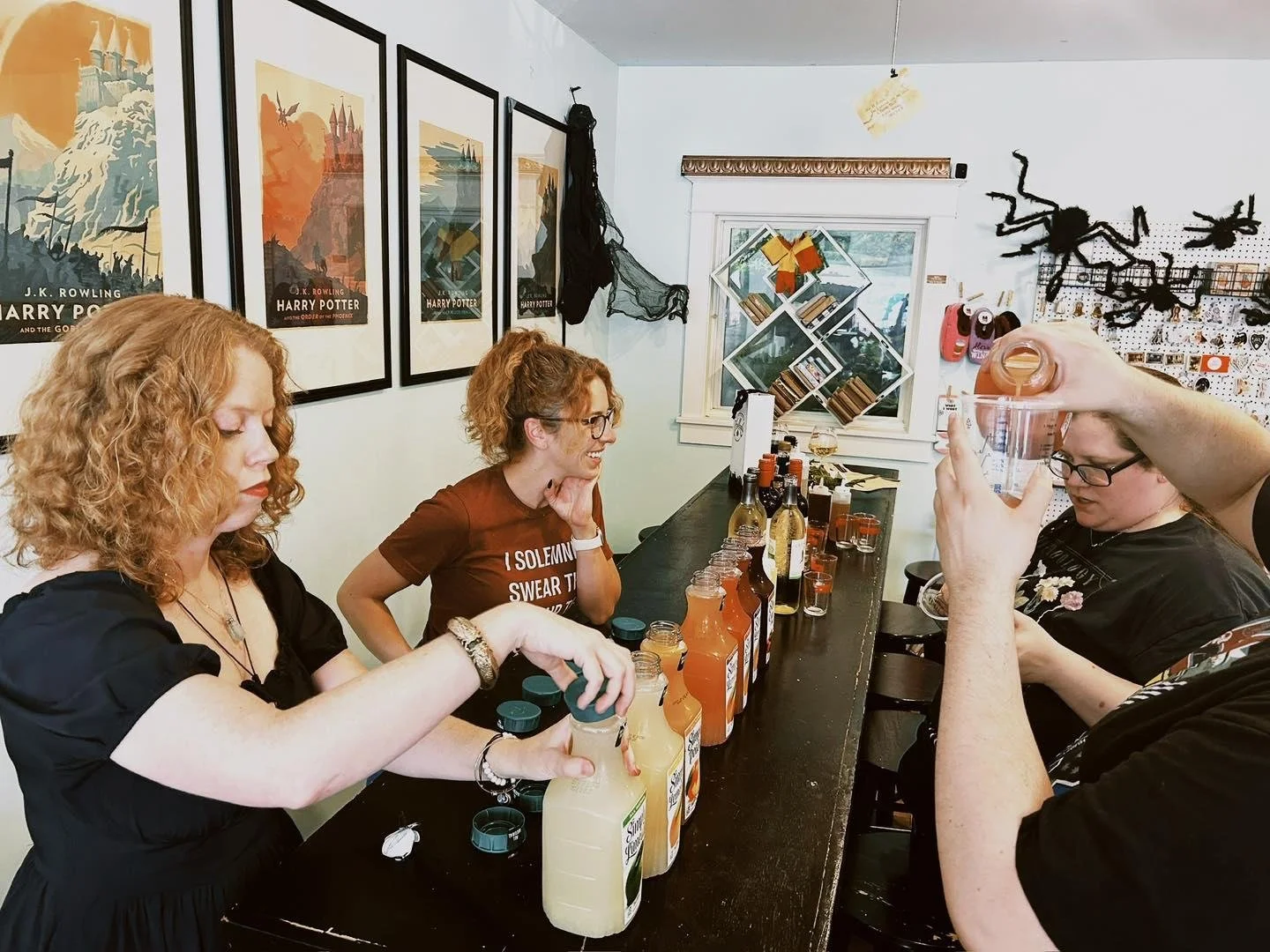 Try your hand at crafting a magical potion with us! 

Veil and Vow Tarot is in the house this Sunday to teach us about spell work as we create custom sangrias. This class is always a blast - and every attendee gets to take home their very own sangria