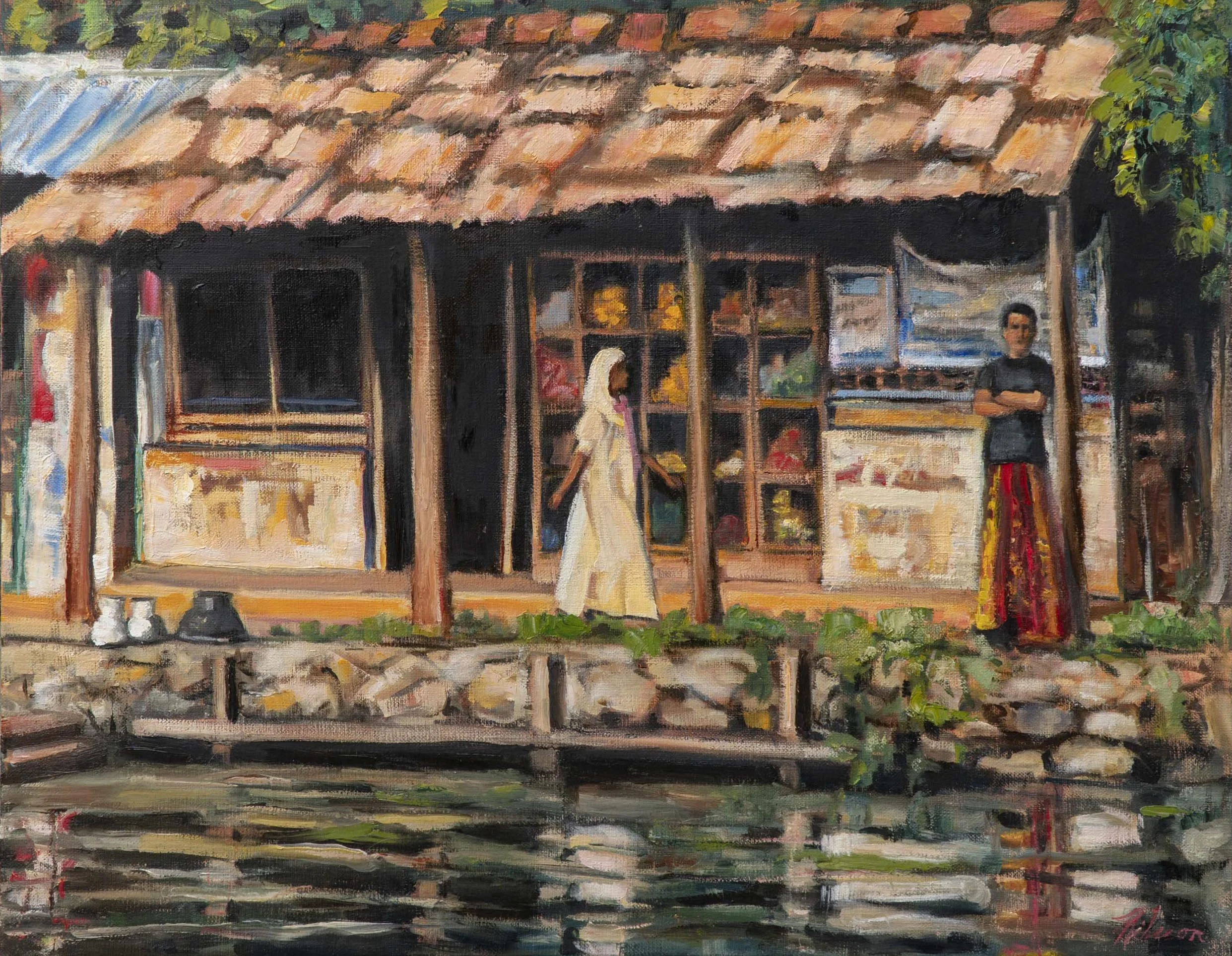 Market, Kerala Backwaters