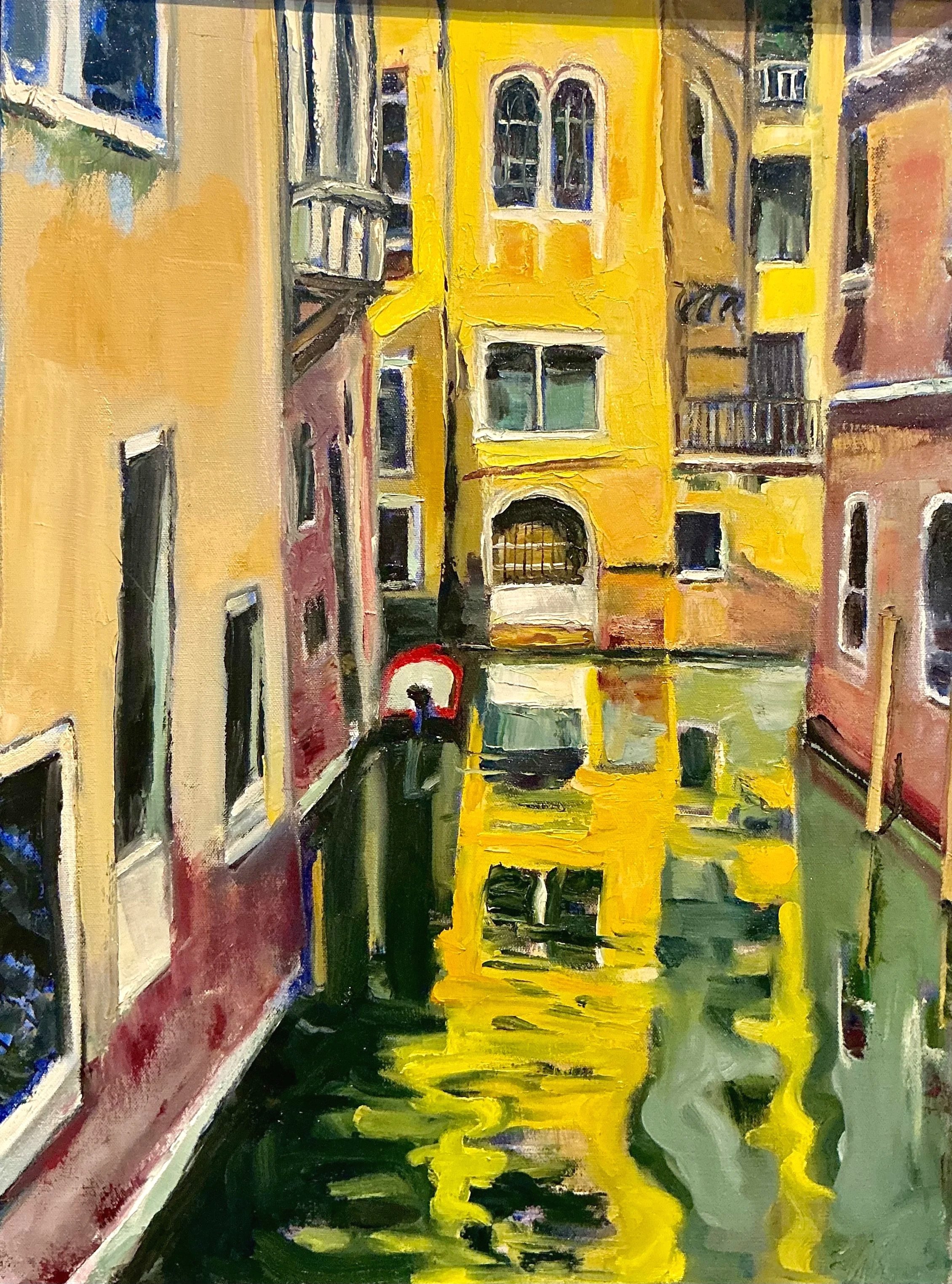 Yellow House on Venice Canal