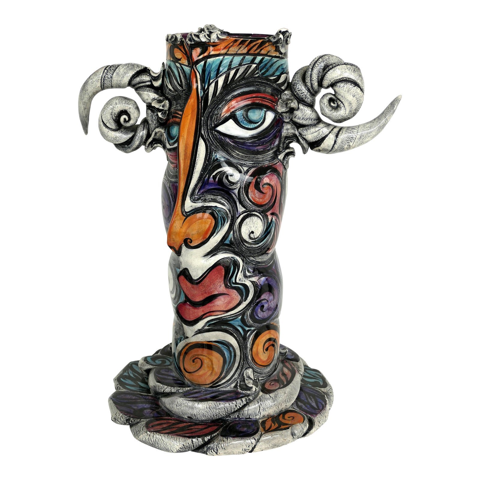 Buxton/Taylor Studio Abstract Ceramic Totem Sculpture/Vase