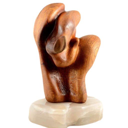 Abstract Wood Sculpture