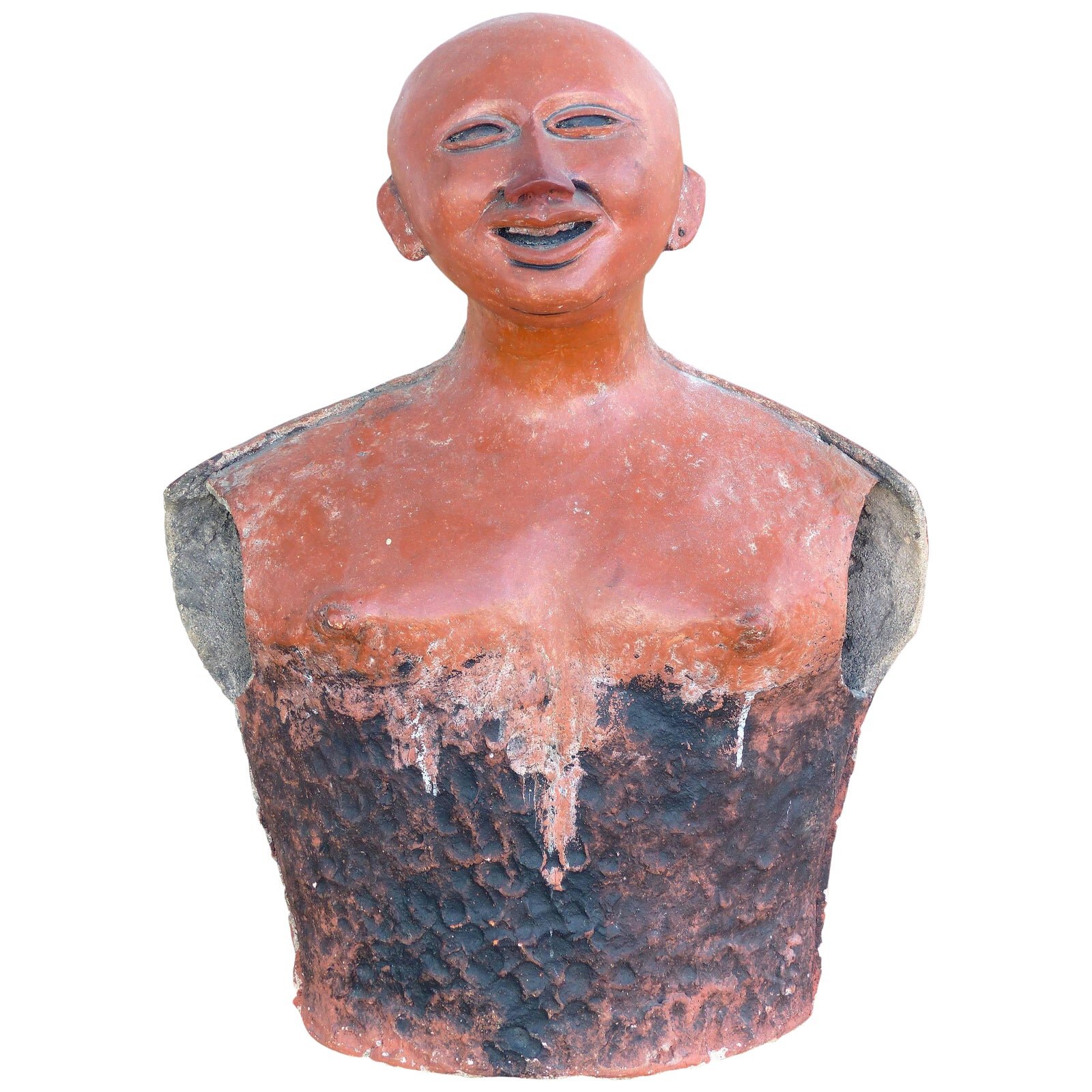 Jorge Marin 20th Century Terracotta Sculpture, Colombian Influenced